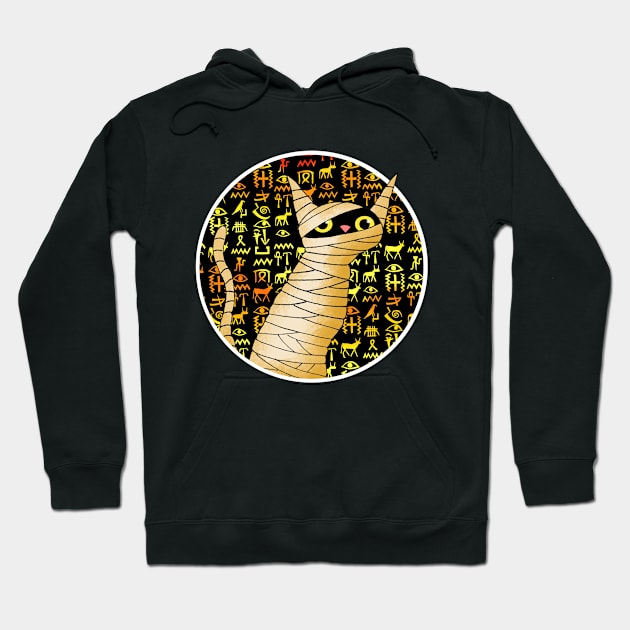 Halloween Mummy Cat Hoodie by Scratch